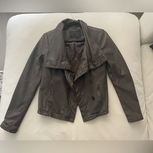 All saints leather jacket